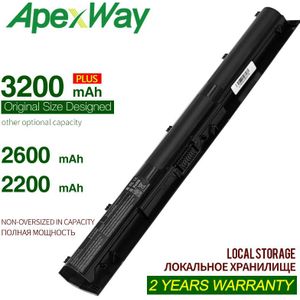 Apexway Laptop Batterij KI04 HSTNN-DB6T 800010-421 HSTNN-LB6S 800049-001 Voor Hp Pavilion 14 15 17 17-g000 17-g099