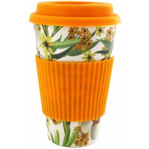 Leuke Bamboevezel Mokken Milieuvriendelijke Koffie Cups Reizen Mok Met Deksel Draagbare Kopje Thee Melk Koffie Mok Voor kids