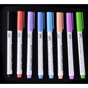 Uitwisbare White Board Plastic Tekening Markeerstift Set 12/8 Kleuren Briefpapier Schoolbenodigdheden