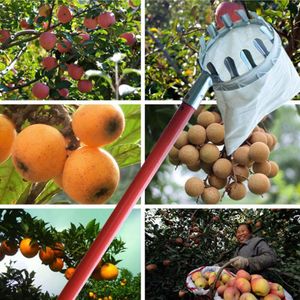 Metalen Fruit Picker Handig Tuingereedschap Tuinieren Apple Perzik Hoge Boom Picking Gereedschap Tuin Handgereedschap