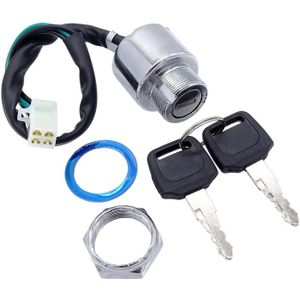 4 Draden Elektrische Scooter Atv Bromfiets Kart Metalen Lgnition Sleutelschakelaar Lock Moto Accessoires Voor 4 Wheeler Kart Motorfietsen Vuil fiets