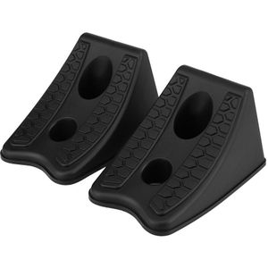 2 stuks Auto Rubber Anti-slip Blok Autoband Anti Stopper Wieluitlijning Blok voor auto vrachtwagen of andere wiel band van voertuig