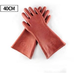 12KV Geïsoleerde Handschoenen Tegen Elektriciteit 220v380V Arbeid Bescherming Rubberen Handschoenen Voor High-Voltage Elektriciens