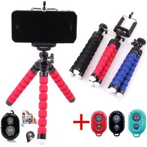 Statief-Mobiele Telefoon Houder Flexibele Octopus Beugel Voor Camera Selfie Video Remote Bluetooth Stand Monopod Ondersteuning Universele