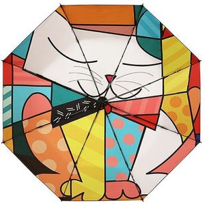 Draagbare Opvouwbare Paraplu Schattige Kinderen Meisjes Opvouwbare Mini Pocket Uv Bescherming Draagbare Paraplu Parapluie Thuis Regenkleding DB60YS