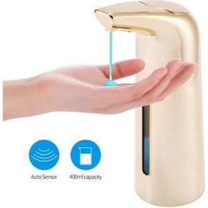 400Ml Automatische Zeepdispenser Badkamer Hotel Toucheless Sensor Shampoo Zeepdispenser Keuken Hand Santizer Shampoo Fles