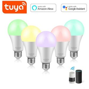 2.4G Wifi Smart Led Licht Tuya Smart Levensduur 110V 220V E27 Wifi Lampen 9W Dimbare Lamp rgb Lamp Werk Met Alexa, echo, Google Thuis