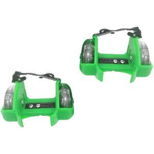 Flashy Rollen Licht Up Wiel Hak Rolschaatsen Verstelbare Strap Flashing Training Wielen Schoen Skateboard Voor Kinderen Kind