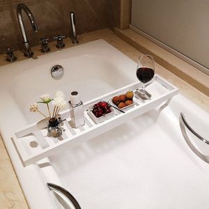 Bamboe Extension Antislip Badkamer Multi Functie Bad Plank Wc Spa Bad Plank Bad Lade Bad Accessoires