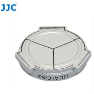 Jjc Camera Zilver-Zelf Behoud Open Close Protector Auto Lensdop Voor Panasonic DMC-LX3/Leica D-Lux4 (Zilver)