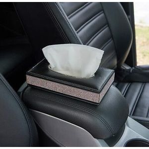 Thuis Auto Bling Strass Papieren Handdoek Box Servet Cover Tissue Case Black