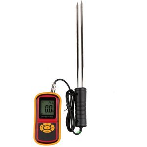 GM640 Digitale LCD Vocht Tester Met Meten Probe Professionele Grain Vocht Tester Voor Corn Tarwe Rijst Bean Tarwe