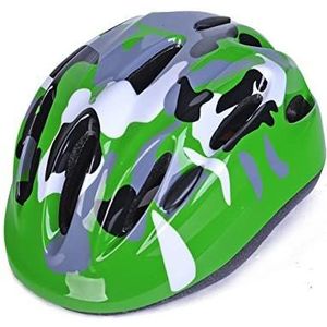 Kinderen Fietshelm, Verstelbare Ademend Camouflage Veiligheid Helm Voor Schaatsen Fietsen Scooter