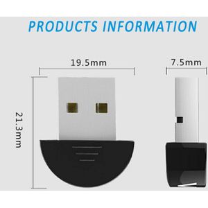 Draadloze Usb Bluetooth Adapter 5.0 Voor Computer Pc Laptop Bluetooth 5.0 Zender Bluetooth Receiver Audio Adapter Met Cd