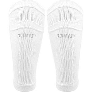 AOLIKES 1 Paar Voetbal Beschermende Sokken Scheenbeschermer Met Pocket Voor Voetbal Scheenbeschermers Been Mouwen Ondersteuning Volwassen Kalf Ondersteuning sok