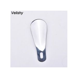 1Pcs Velishy Draagbare Mini Schoenlepel Professionele Rvs Schoenlepel Lange Shoespooner Spoon 10 Cm