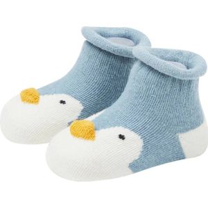 Winter Warm Baby Meisjes Sokken Kinderen Jongen Baby Kinderen Dier Cartoon Dikke Anti-Slip Sokken Slippers Zachte Schoen Sokken