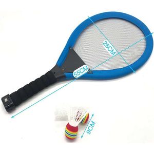 Led Badminton Racket Sets Familie Entertainment Outdoor Sport Accessoires + Kleurrijke Nachtlampje Shuttle Glow Bal