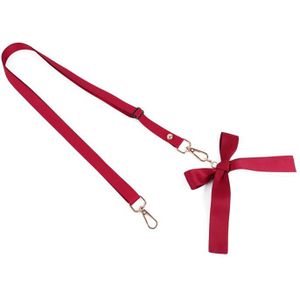 Universele Effen Kleur Schouderband Diagonaal Strap Lanyard Boog Eenvoudige Tas Verstelbare Mobiele Shell Lange Opknoping Vrouwen