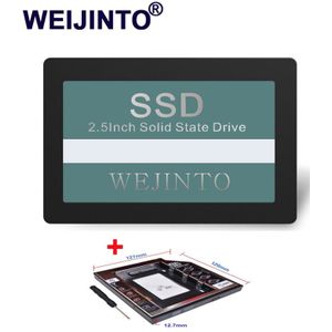 SSD SATA3 2.5 inch 60GB 120G 240GB 128GB 256GB 32GB Hard Drive Disk HD HDD & 12.7mm SATA 3.0 2nd SSD Caddy voor Laptop WEIJINTO