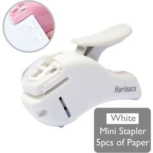 Japan Kokuyo Harinacs Mini Staple-Less Stapler Safe Labor-Saving Student and Office Stationery For 5 Sheets