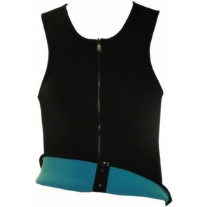 Mannen Zweet Vest Neopreen Afslanken Zip Taille Trainer Buik Vetverbranding Gewichtsverlies Body Shaper Corset TC21