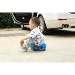 Wegwerp outdoor reizen draagbare folding opvouwbaar emergency papier poep box voor kind kinderen kids baby