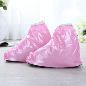 Kids Herbruikbare Schoenen Cover kinderen Regen Laarzen Jongens Meisjes PVC Waterdichte Protector Schoen Covers Thicken Anti-Slip Regen gear