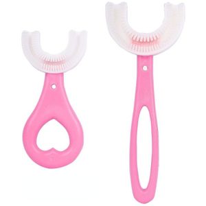 Baby Tandenborstel U-Vormige Handleiding U-Vormige Tandenborstel 2-3-6-12 Jaar Oude Baby zachte Wol Siliconen Automatische Elektrische Tandenborstel