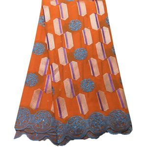 Afrikaanse Kant Stof 2022 Kant Puur Katoen Borduurwerk Nigeriaanse Droge Kant Stof Met Stenen Voor Bruiloft Dres YPL12156