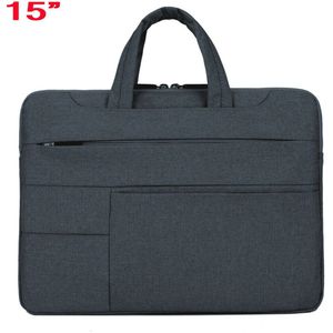 Mannen Aktetassen Notebook Laptop Sleeve Draagtas Tas Handtas Voor Mac MacBook Air Pro 13 ""14"" 15