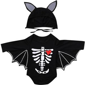 Kids Herfst Kleding Peuter Pasgeboren Baby Jongens Meisjes Halloween Cosplay Kostuum Romper Bodysuit + Hoed Outfits Kinderkleding