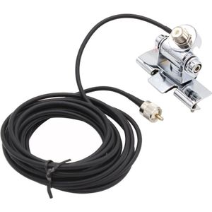 5R Feeder + RB-400 Clip Voor Mobiele Autoradio Clip Nagoya RB-400 Auto Antenne Mount Bracket 5M Voedingskabel PL259 Connector