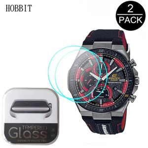2 Stuks Hd Clear Bescherming Glas Voor Casio Edifice EFS-560HR ECB-20AT EQB-1100AT Smart Horloge Screen Protector 2.5D Gehard Glas