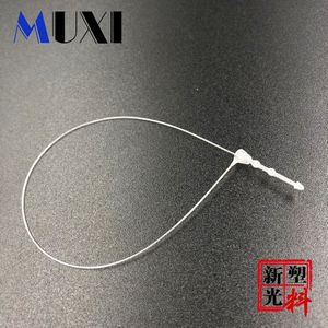 1000 Stks/pak Kleding Tag 3 Inch 5 Inch 7 Inch Wit Zwart Kleur Kraal Ketting Nylon Kabelbinder zelfsluitende Plastic