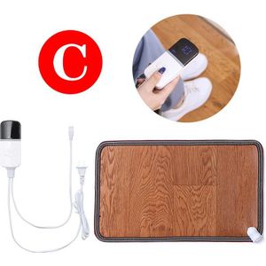 3 Style - Verstelbare Lederen Voetenwarmer - Elektrische Verwarming - Thermostaat - Voor Thuis en Kantoor