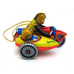 Jeugdherinnering Collectable Tin speelgoed Metalen liquideren speelgoed voor Kinderen Motorrijwiel Driewieler motor scooter Modellen