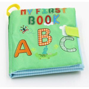 Dier Stijl Aap/Uil/Hond Pasgeboren Baby Speelgoed Leren Educatief Kids Doek Boeken Leuke Baby Baby Stof Boek ratteles Speelgoed