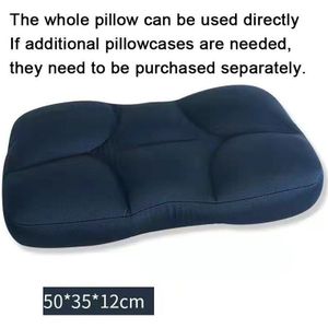 Multifunctionele Wasbaar Slaap Kussen Ei Kussen Taille Kussen Nekkussen 3D Hals Micro Airball Kussen Diepe Slaap Bed Voeringen