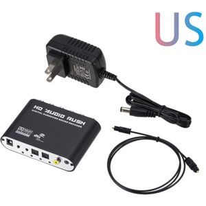 Pzzpss AC3 Audio Digitaal Naar Analoog 5.1 Kanaals Stereo Dac Converter Optische Spdif Coaxiale Aux 3.5Mm Naar 6 Rca decoder Versterker