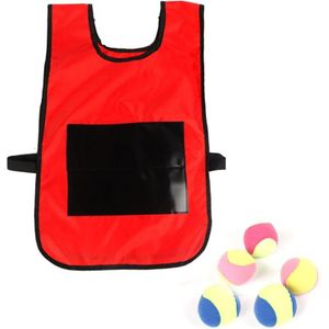 Kinderen Sticky Ballen Gooien Spel Vesten Kleuterschool Apparatuur Speelgoed In Outdoor Sport Games Vroege Educatief Vest Kit