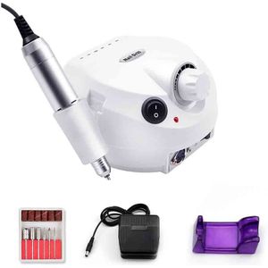 Elektrische Nail Boor 35000/20000 Rpm Machine Apparaat Met Cutter Voor Manicure Pedicure Nail Art Apparatuur Kit Nail Tool