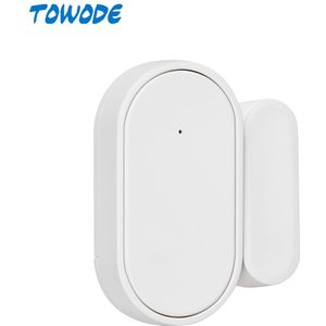 Towode Draadloze Magneet Deur Raam Sensor Deur Gap Detector Voor G12 Tuya Alarmsysteem Beveiliging