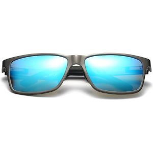 Man Sunglasses Metal Frame Blue Man Goggle HD Polarization Car Interior Accessories Blue