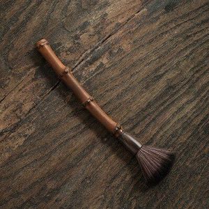 Bamboe Wortel Thee Borstel Thee Pen Bezem Vegen Gereedschap Geen Haaruitval Geit Hoorn Borstel Kung Fu Thee ceremony Accessoires
