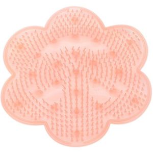 Lui Bad Douche Terug Borstel Massage Pad 1Pcs Zachte Siliconen Zuignap Badkamer Remover Skid Cleaning Foot Borstel Pad badmat
