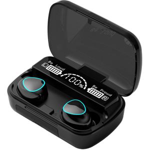 Draadloze Koptelefoon Наушники Drie Scherm IPX7 Waterdicht Headsets Led Automatische Pairing Bluetooth 5.1 Oordopjes
