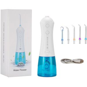 5 Modi Irrigador Dental 8900 Rotaties/Min Water Flosser 300Ml Monddouche 5 Jet Irrigador Bucal Ultrasone Tand cleaner