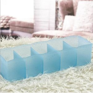 1Pcs Plastic Lade Kast Opbergdoos Ondergoed Sokken Stropdas Cosmetische Organizer Organiseren Opbergdoos