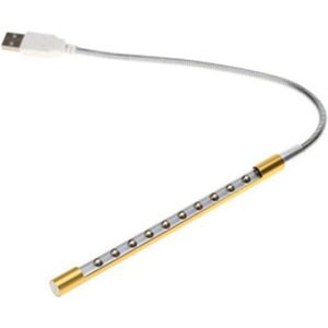 Usb Desk Lampen 10 Led 360 Graden Dc 5V Draagbare Verstelbare Tafellamp Usb Bureaulamp Leesboek Lights voor Laptop Pc